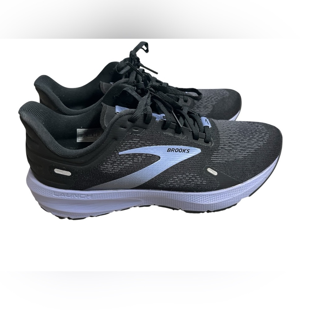 Brooks Launch 9 Womens Size 10 B Black Purple Running Shoes DNA Cushion 120373